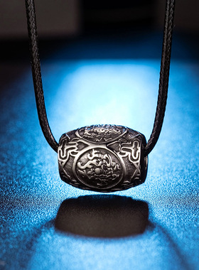 国潮个性复古四大神兽中国风吊坠