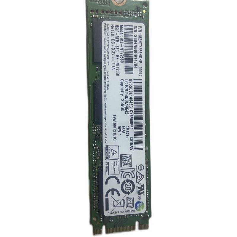 三星PM871b/CM871a 256G M.2 NGFF 2280 SSD 256G固态硬盘 - 图2