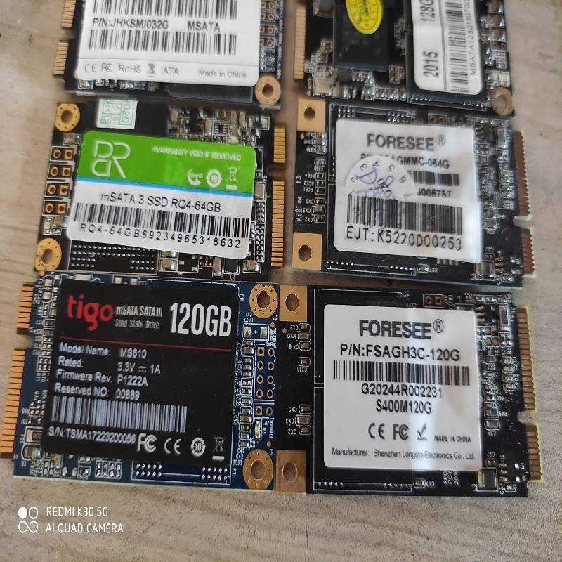 拆机 32G 64G 120G 240G 二手固态SSD MSATA 固态硬盘 - 图1