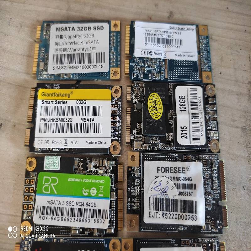 拆机 32G 64G 120G 240G 二手固态SSD MSATA 固态硬盘 - 图0