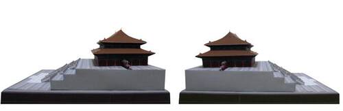 中国北京故宫天安门3d立体纸模型DIY手工制作儿童折纸益智玩具 - 图1