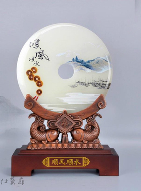 平安扣合金珐琅彩庆典摆件可定制