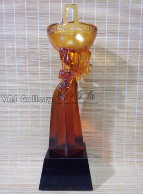 商务摆件乔迁开业生日礼物琉璃鼎