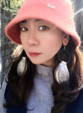 旧绘绣阁复古风百搭耳环私人订制