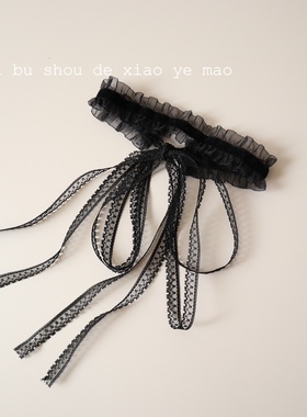 蕾丝系带颈环 脖子饰品甜酷choker丝绒脖环锁骨链新款性感项圈女