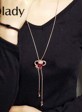 毛衣链长款项链女款2025新款百搭毛衣挂件配饰品大衣项链挂件