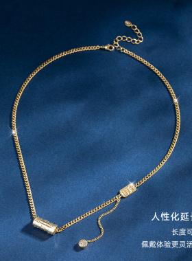 小蛮腰项链轻奢小众女ins冷淡风