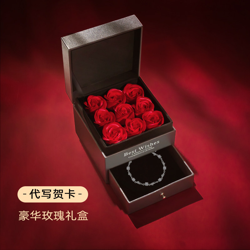 紫水晶闺蜜情侣女纯银学生一对手链 qlady手链