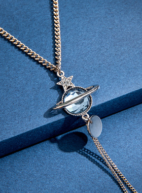 双层毛衣链大气高档高级感女