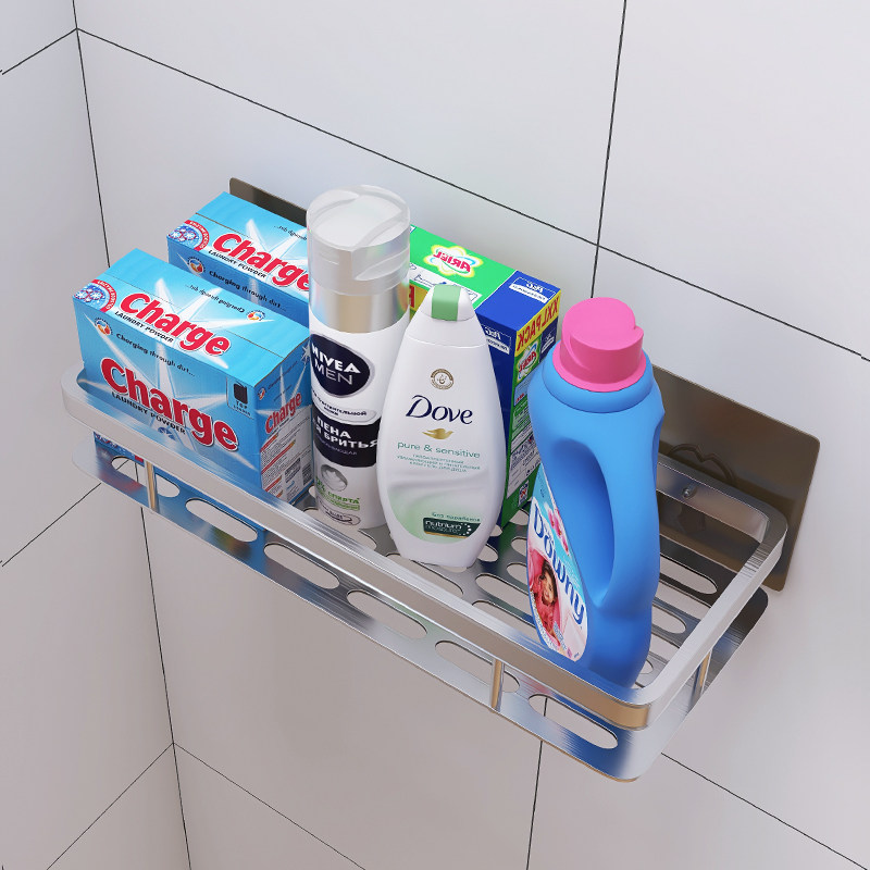 洗衣机阳台置物架卫生间壁挂式免打孔家用浴室墙上洗漱台收纳架子,淘宝优惠券,粉丝福利购,淘宝优惠卷