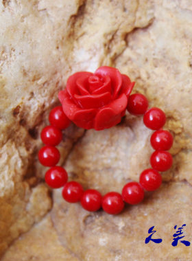 手工原创简约民族风中国红饰品