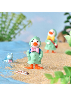 可爱动物PVC玩偶儿童过家家玩具