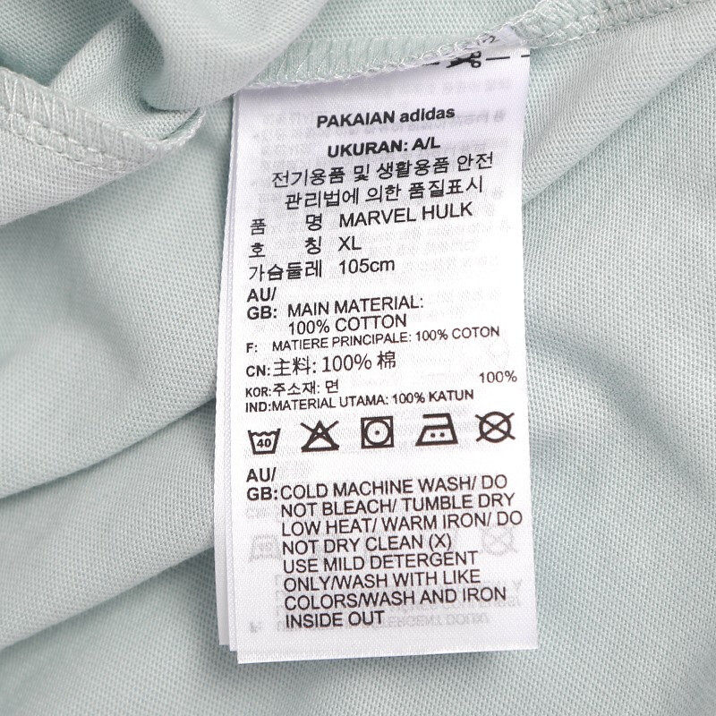 pakaian adidas ukuran