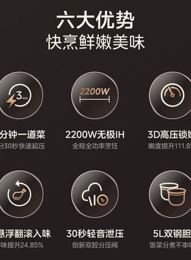 MY-S5178K电压力锅5升IH加热
