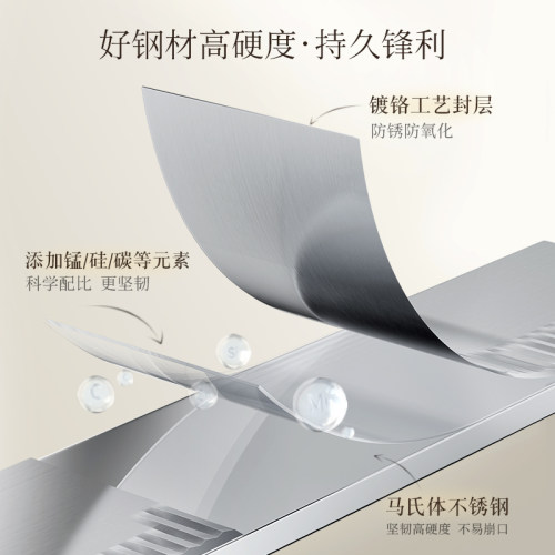 古迪不锈钢修眉刀片美容院专用女刮眉毛神器男士专业剃眉刀 - 图2