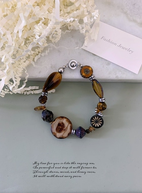 一勺盐.原创设计小众轻奢高级感进口串珠手串