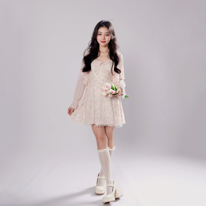 6.8现货实拍温柔甜美仙气吊带裙开衫短裙两件套装女士夏青春学生,淘宝优惠券,粉丝福利购,淘宝优惠卷