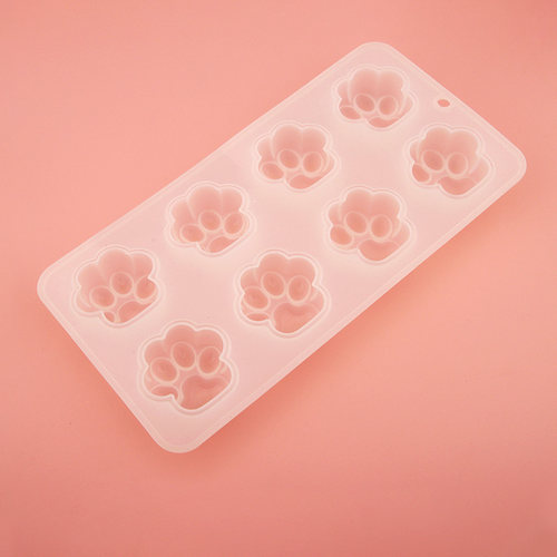 巧巧diy水晶滴胶 可爱猫爪喵爪流沙吊坠 手工饰品 硅胶模具 - 图3