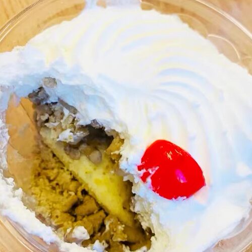 上海美食代购 红宝石蛋糕奶油栗子杯 栗子鲜奶蛋糕点心糕点下午茶 - 图1