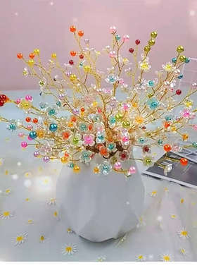 四叶花瓣四叶草幸福花珠子材料