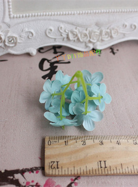 diy仿真花花仙子发饰绣球手工