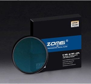 zomei 72mm 超薄超高清CPL 偏振镜 适用于18-200 镜头 消除反光