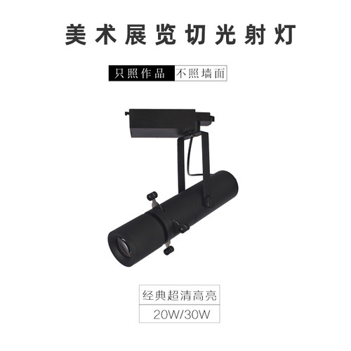 博物馆画廊美术馆摄影展字画展览方形LED聚光射灯艺术品展聚焦灯 - 图1