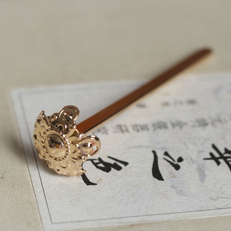唐风花钿钿子古风汉服明制*花影梦发簪发饰头饰DIY配件_虎窝淘
