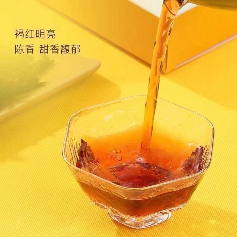 大益茶新品2021年2101批次8592经典普洱熟茶357g 干仓勐海茶厂 - 图1