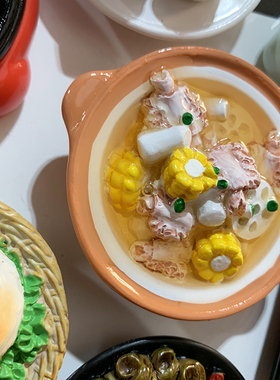 冰箱贴立体食物美食小吃