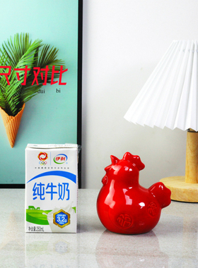 十二生肖卡通办公招财陶瓷小摆件