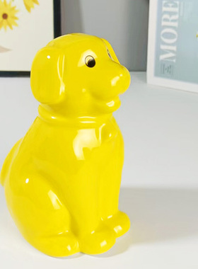 陶瓷生肖小狗家居办公化解装饰