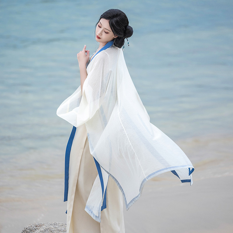 拟梦人间月国风原创宋制旋裙三件套日常汉服女长干寺半袖开衫夏款,淘宝优惠券,粉丝福利购,淘宝优惠卷