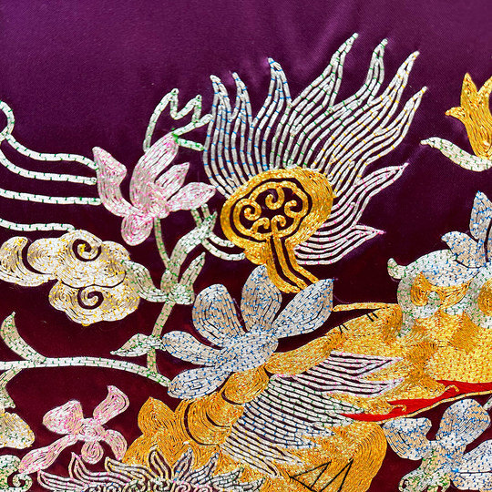 Fuhui Buddhist utensils, Buddhist niches, Buddhist halls, incense burners, trays, cloth art decorations, Su embroidery, unicorn rings, true fragrant purple