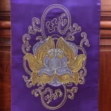Медитация медитации Фухуи Будды во внутренних буддийских тресках для варенья для вышивки таблицы