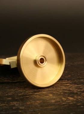 一亿元小目标黄铜小摆件男桌面解压硬币办公桌装饰品高级感小众