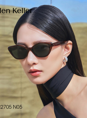 海伦凯勒潮流时尚猫眼墨镜