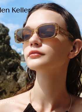 海伦凯勒新时尚潮小框太阳镜