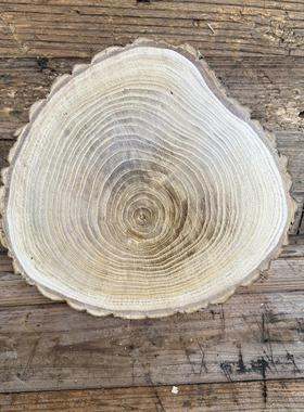 年轮手绘栗木幼儿园背景墙diy