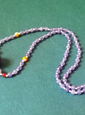 天然大漆珠13*14mm吊坠锁骨链天然贝壳珠项链水晶挂饰