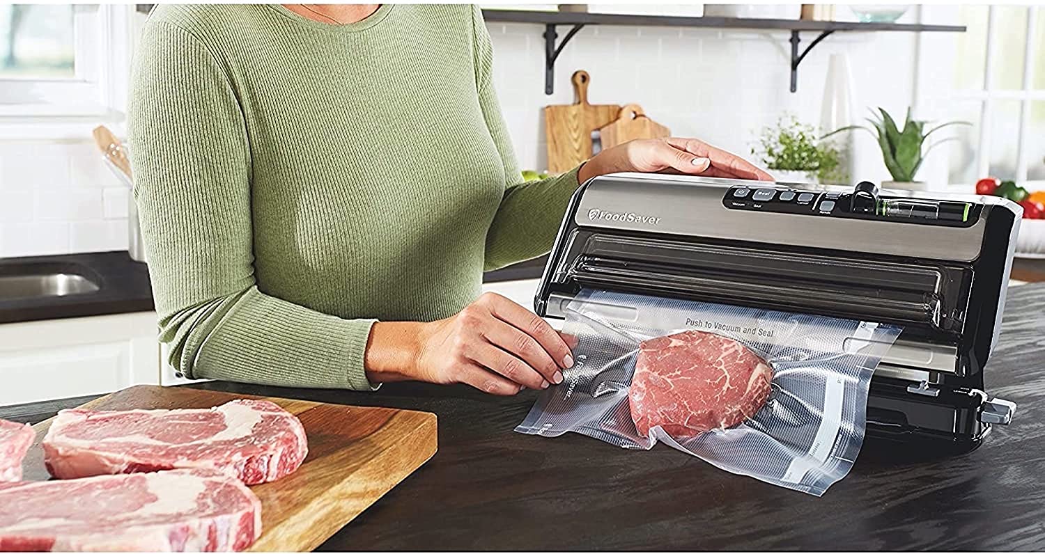 美国代购FoodSaver FM5200 Vacuum Sealer 2合1真空封口机110v-图2