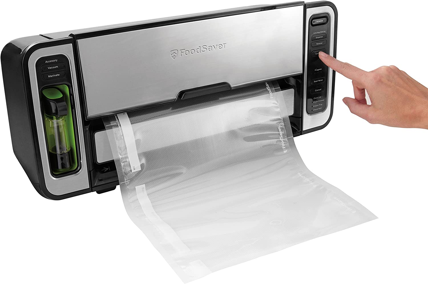 美国代购FoodSaver 5860 Vacuum Sealer二合一自动真空封口机110v-图2