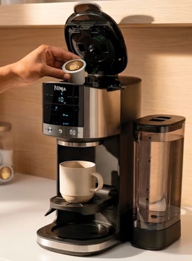 美国代购Ninja DualBrew Coffee Grounds & Pods GP161咖啡机110v