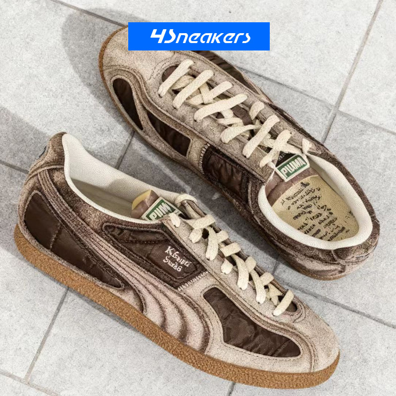 KIDSUPER STUDIOS X PUMA彪马联名Brasil/V-S1薄底板鞋赛车鞋,淘宝优惠券,粉丝福利购,淘宝优惠卷