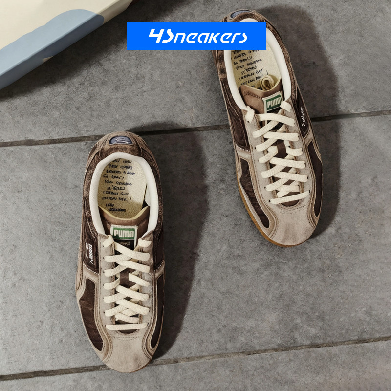 KIDSUPER STUDIOS X PUMA彪马联名Brasil/V-S1薄底板鞋赛车鞋,淘宝优惠券,粉丝福利购,淘宝优惠卷