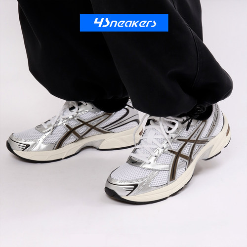 亚瑟士Asics Gel-1130 田嘉瑞同款男女复古运动跑鞋1201A256-113 - 图1