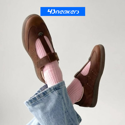 Adidas三叶草SAMBA JANE女子舒适百搭时尚玛丽珍鞋KJ3970 - 图0