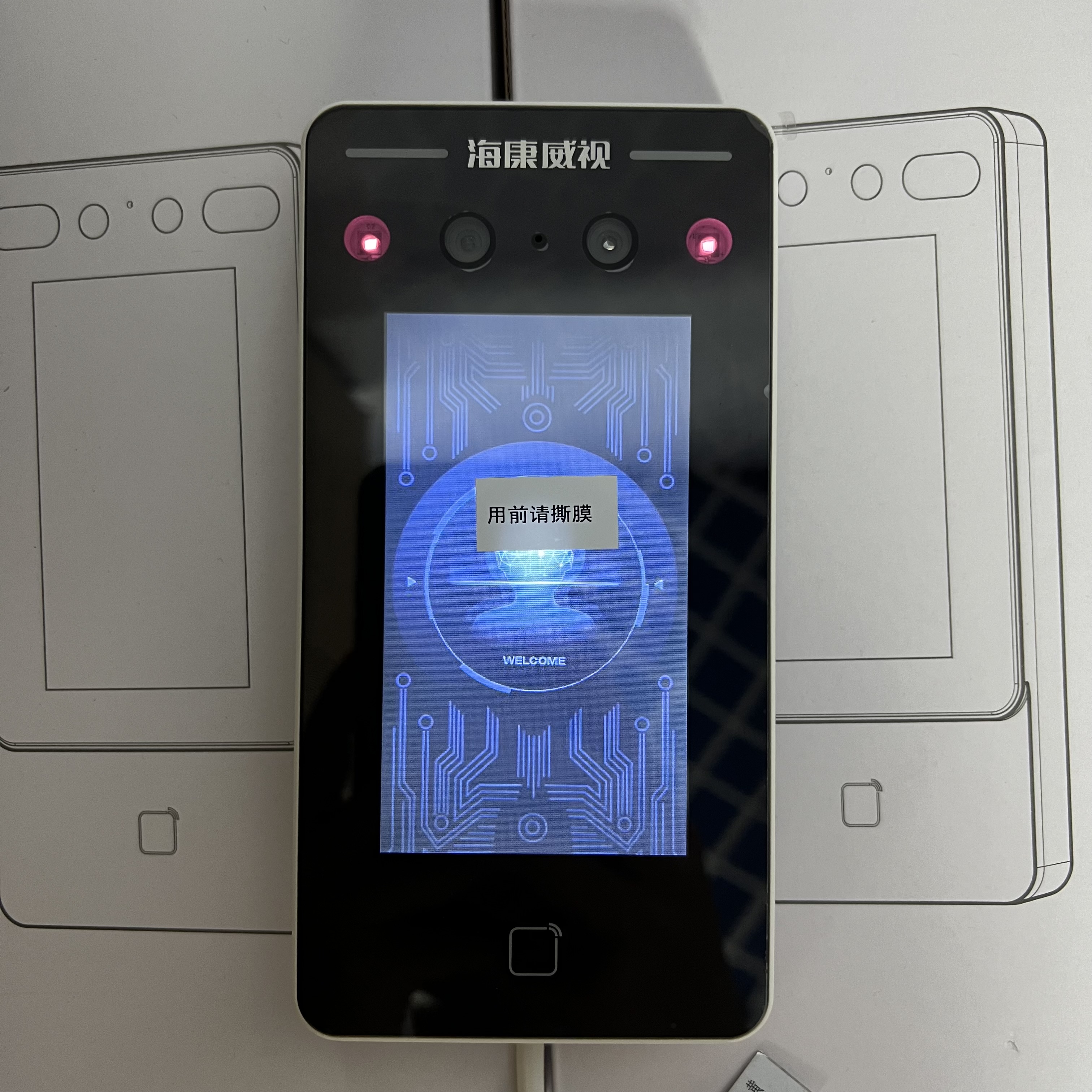 海康威视人脸门禁ds-k1t341m带wifi门禁一体机ds-k1t341bmw