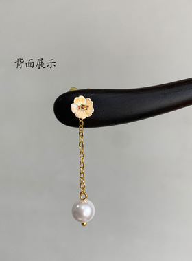 原创【九里香】檀木流苏发簪头饰发钗新中式旗袍盘发优雅发饰配饰