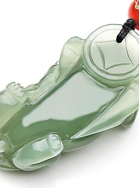 新疆貔貅吊坠男天然玉石坠和田玉